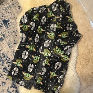 Star Wars Kids Pajama Robe - Black and Green